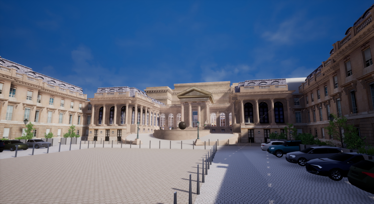 La cour d'honneur